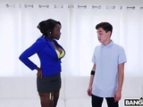 BANGBROS - Juan El Caballo Loco'_s Sex Lessons With Black Stepmom Osa Lovely